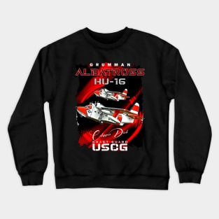 Grumman HU-16 Albatross Coast Guard Aircraft Crewneck Sweatshirt